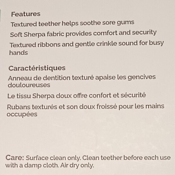 NEW Itzy Ritzy Holiday Lovey Plush + Teether Toy, - Picture 9 of 9